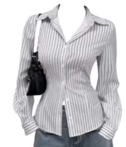 Blue White Linen Shirt