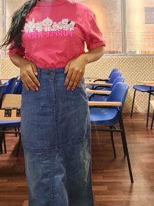 Blue Denim Skirt