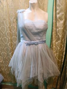 Elegant One-Shoulder Tulle Dress