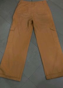 Dark Beige Urbanic Cargo Jeans