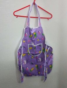 kids  Purple cute Apron