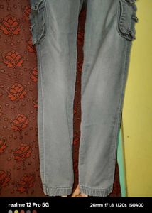 Grey Denim Pants Size 34