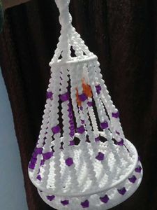 Macrame Hanging Basket and jhula for laddu gopal j