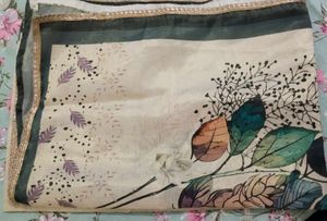 Lilac Floral Embroidered Fabric