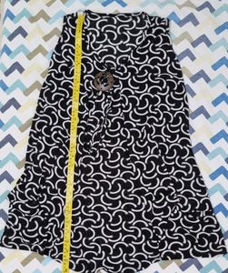Casual Black A-line Top