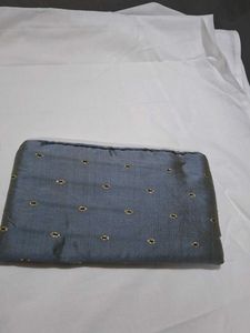 Gray Embellished Fabric