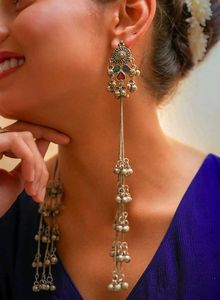 Oxidised Kashmiri Earrings
