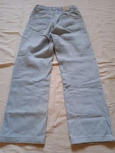 Light Blue Wide Leg Jeans