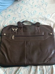 Dark Brown Leather Laptop bag