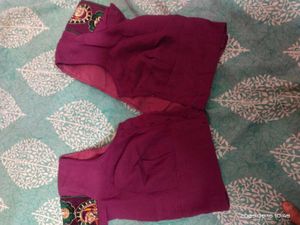 Purple 💜 Half Net Saree