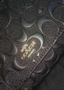 Coach Cross-body Bag In Authentic Black Color