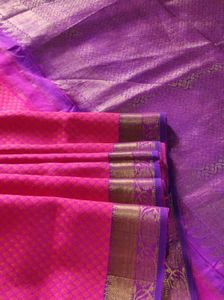 Pink &amp; Purple Saree