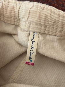 Cute Corduroy Button-Front Skirt