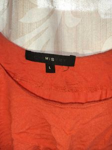 Coral Ruffle Tank Top