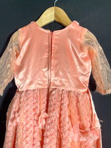 Polyester Peach Dress (girls)