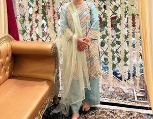 Beautiful Kurti And Divider Customized