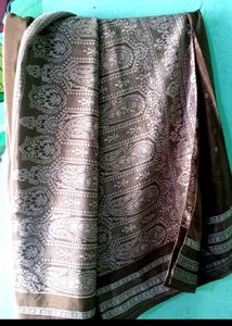 Elegant Brown Saree
