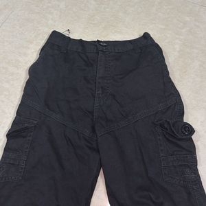 Black Cargo Shorts