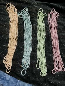 Beaded Necklaces (Set of 4)