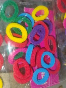 About 100 Pieces Colorful Hair Tie Set