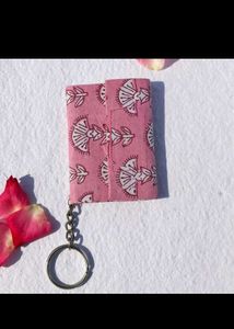 Boho Floral Diary keychain