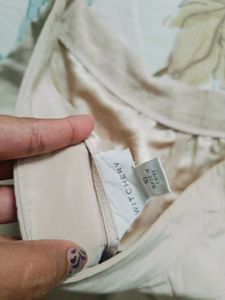 Beige Flowy Shorts