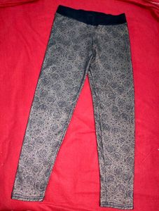 Winter Black Fleece Jeggings