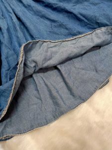 💠Denim Ruffle Mini Dress💠