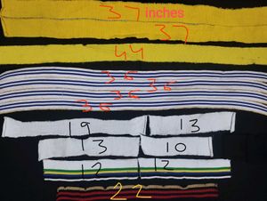 Strechable Ribs(Pack Of Both Patterned And Simple)