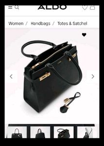 ALDO Black Tote Bag Fix Price
