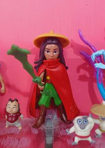 Disney Raya Kumandra Set Figures Sisu Namaar