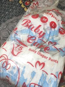 diapers  L size ..... 66 pieces