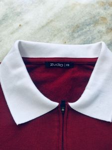 Maroon Relentless Long Sleeve Top