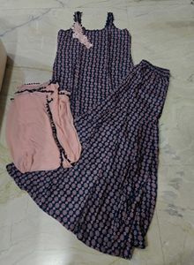 Shirt With Sharara N Dupatta