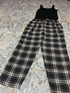 Plaid Lounge Set