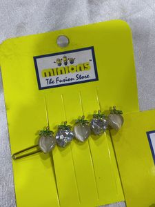 Stone Hair Clips