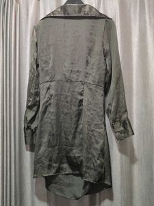 Olive Green Mini Wrap Dress