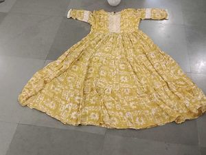 Tiered Yellow Dress
