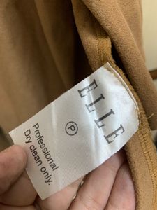 Tan Fringed Shrug For Women
