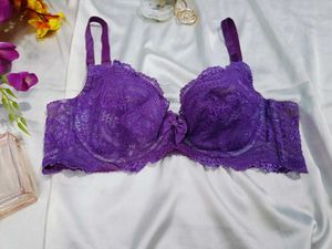 🇳🇿💫🎀Elegant Purple Lace Bra