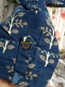 Navy Blue Formal Top