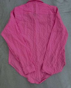 Textured Pink Shirt