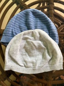 Two Wooden Caps And 2 Pair If Shoes