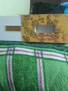 Gold plated MAGNETIC LOCK Devotional Prayer Box