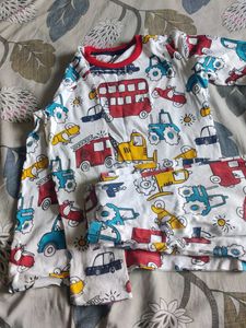 Fun Car Print Clothing Set