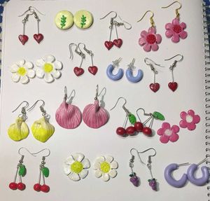 Handmade Clay Earrings
