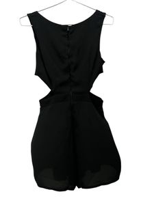 Forever 21 Black Cutout Romper Size S