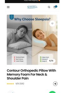 Ergonomic Memory Foam Pillow