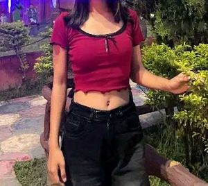 Red Crop Top with Bow