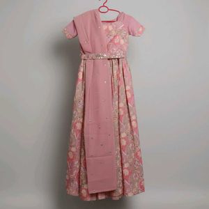 Elegant Pink Lehenga Choli